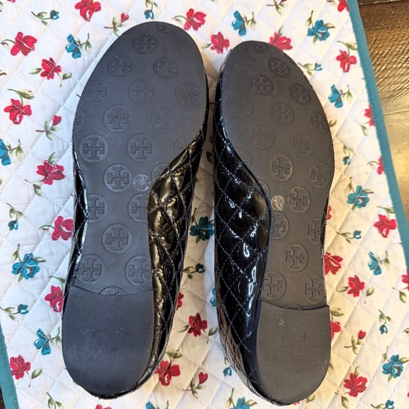 🖤 Tory Burch Claire Quilted Patent Leather Ballet Flats – Size 11 🖤 - Picture 9 of 9